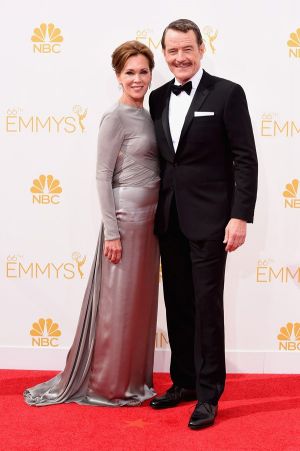 Robin Dearden and Bryan Cranston - Emmys 2014 red carpet photos.jpg